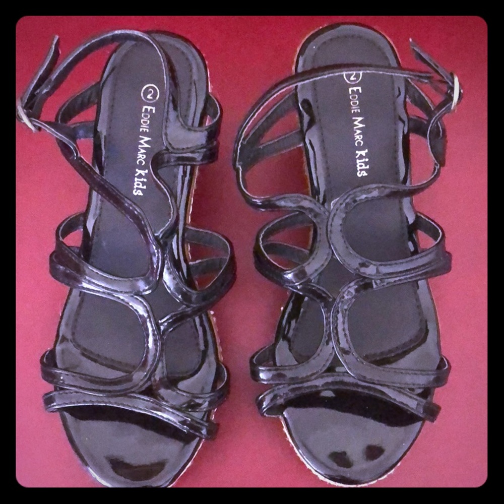 Eddie Marc wedge sandals for girls.